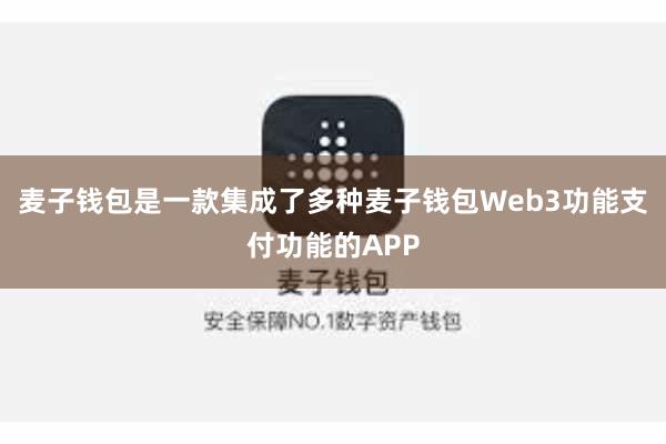 麦子钱包是一款集成了多种麦子钱包Web3功能支付功能的APP