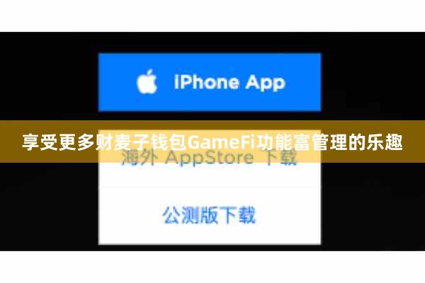 享受更多财麦子钱包GameFi功能富管理的乐趣