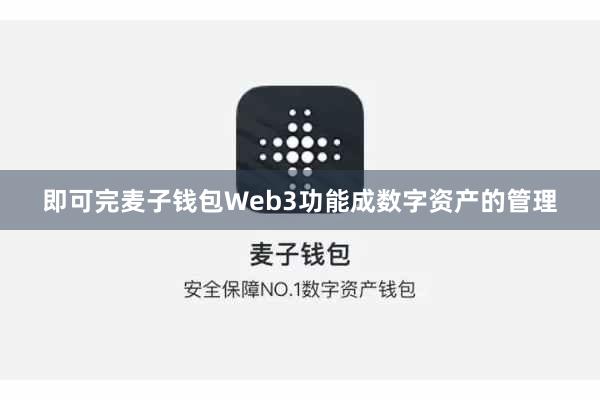 即可完麦子钱包Web3功能成数字资产的管理