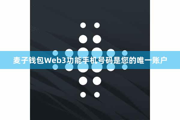麦子钱包Web3功能手机号码是您的唯一账户